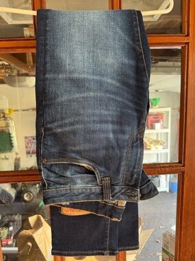 Buffalo David Bitton Men's Dark Wash Straight Jeans